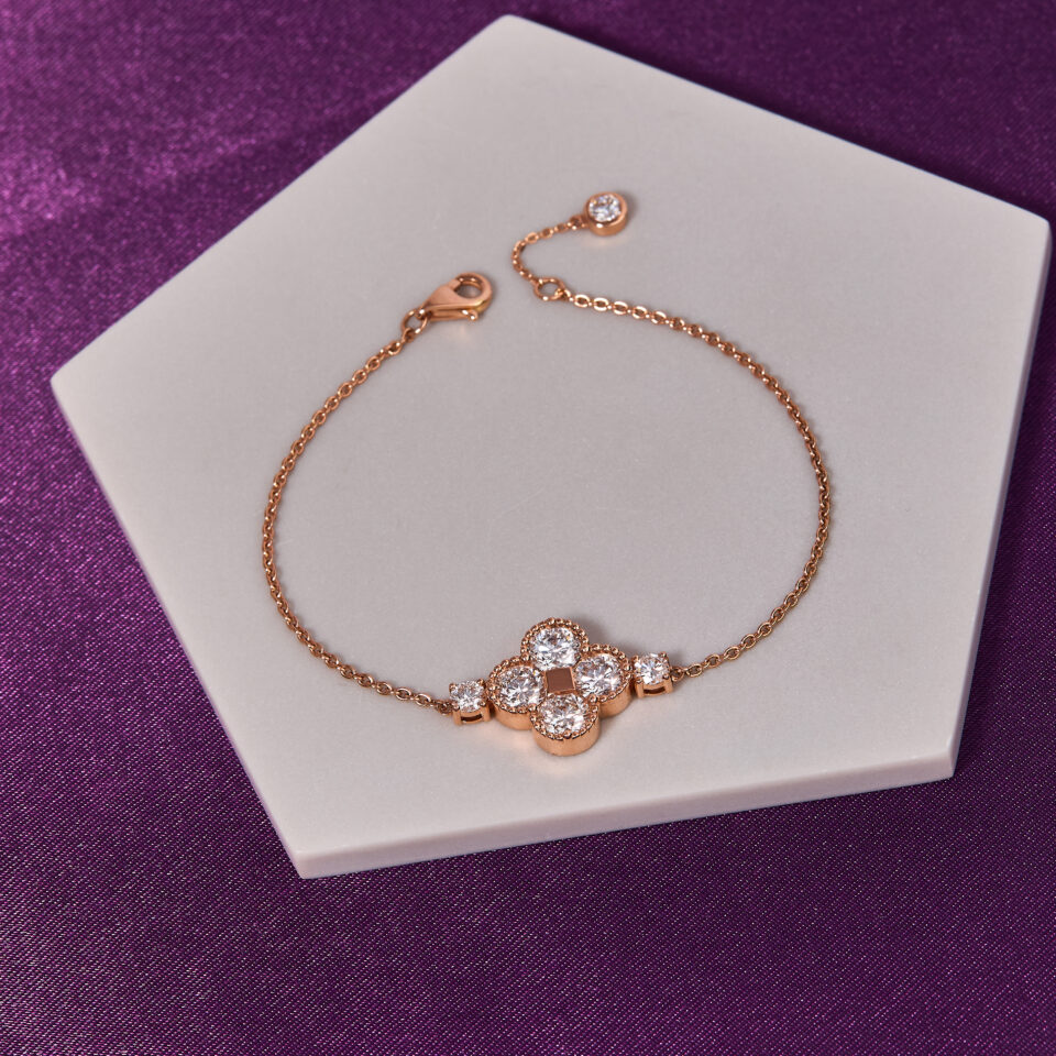3.20 CTW Round Brilliant Diamond Bracelet