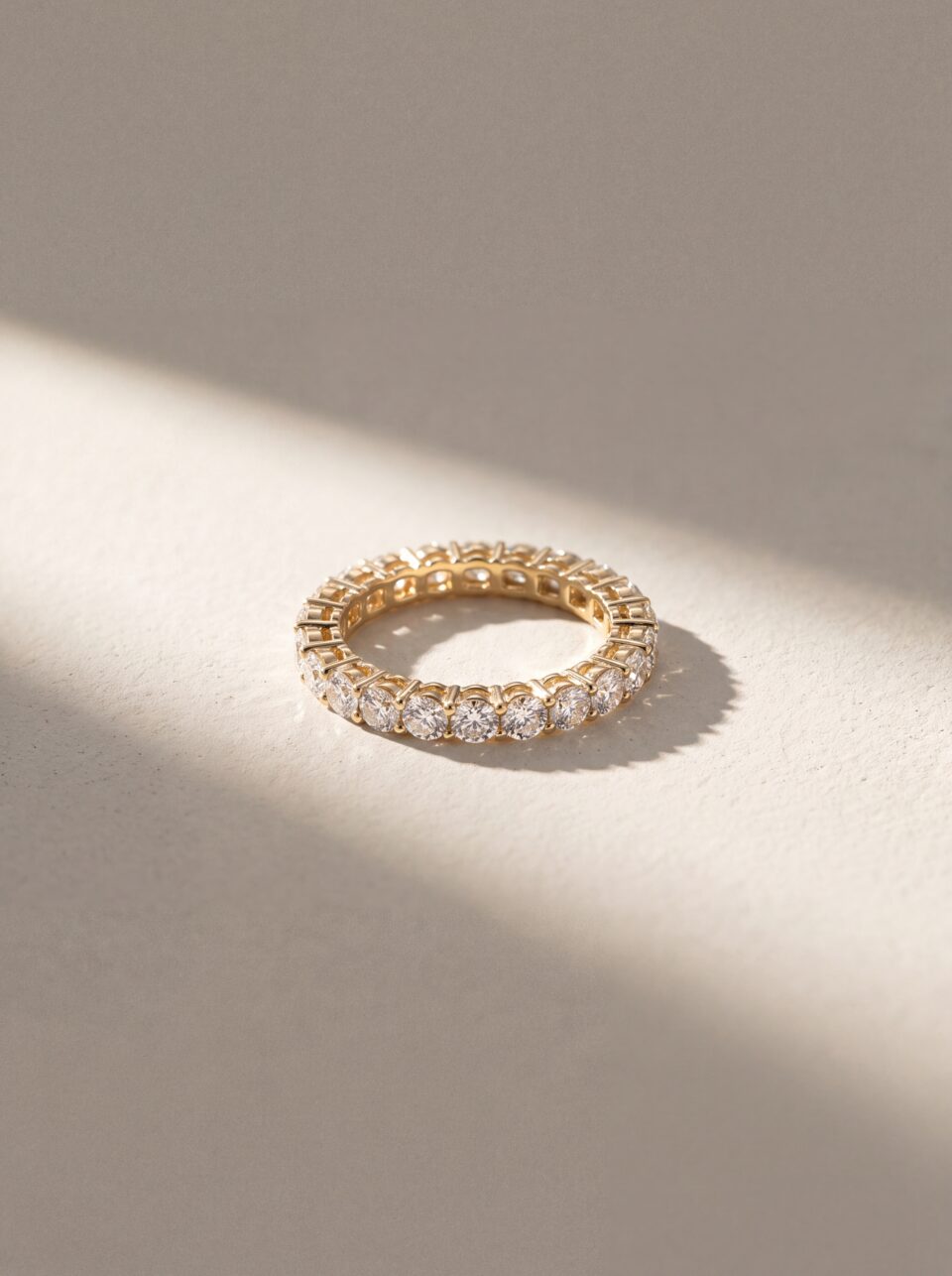 2.5 CT Full Eternity Round Lab Grown Diamond Band